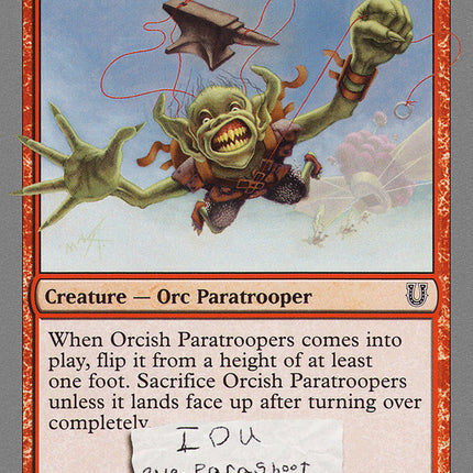Orcish Paratroopers [Unhinged]