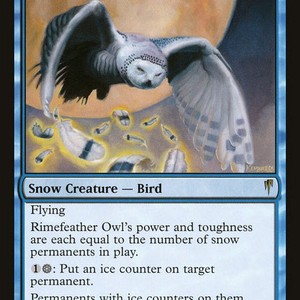 Rimefeather Owl [Coldsnap]