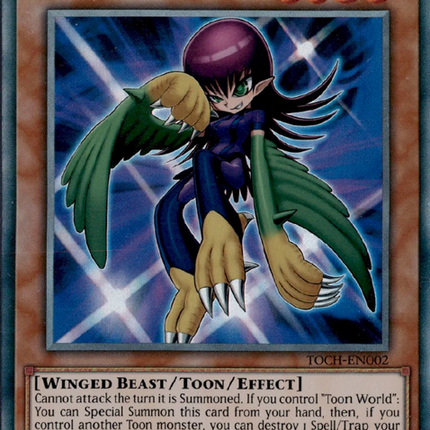 Toon Harpie Lady [TOCH-EN002] Collector's Rare
