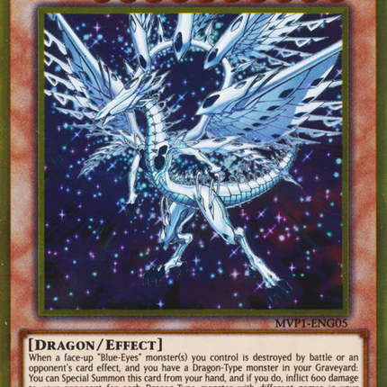 Deep-Eyes White Dragon [MVP1-ENG05] Gold Rare