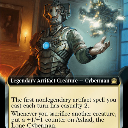 Ashad, the Lone Cyberman (Extended Art) (Surge Foil) [Doctor Who]