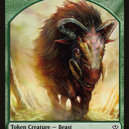 Beast (004) // Soldier Double-Sided Token [Archenemy: Nicol Bolas Tokens]