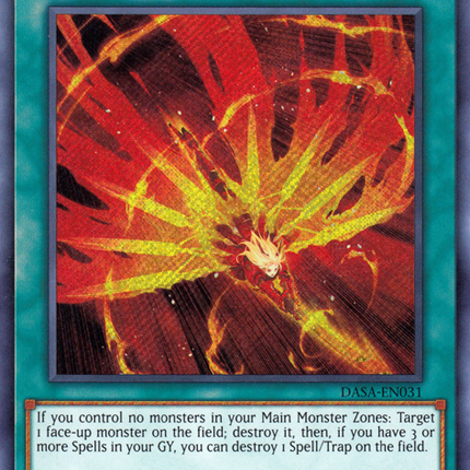 Sky Striker Maneuver - Afterburners! [DASA-EN031] Secret Rare