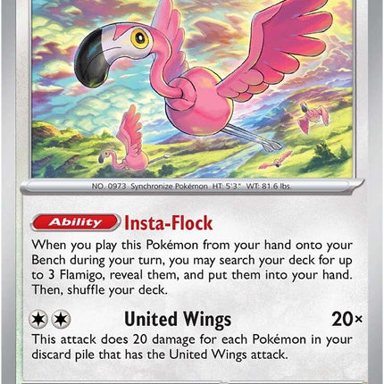 Flamigo (170/193) [Scarlet & Violet: Paldea Evolved]