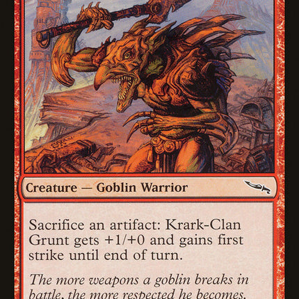 Krark-Clan Grunt [Mirrodin]