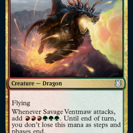 Savage Ventmaw [Dungeons & Dragons: Adventures in the Forgotten Realms Commander]