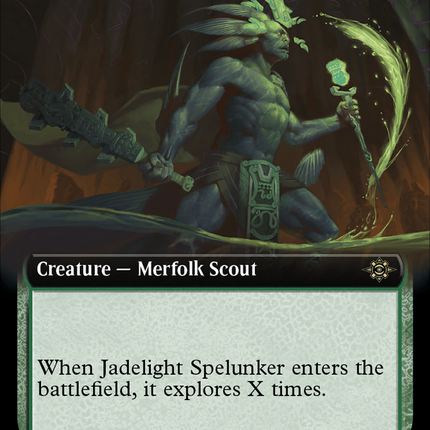 Jadelight Spelunker (Extended Art) (Buy-A-Box) [The Lost Caverns of Ixalan Promos]