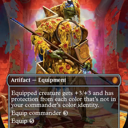 Commander's Plate (Borderless) [Teenage Mutant Ninja Turtles Commander]