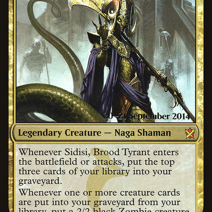 Sidisi, Brood Tyrant [Khans of Tarkir Prerelease Promos]
