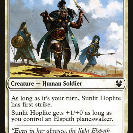 Sunlit Hoplite [Theros Beyond Death]