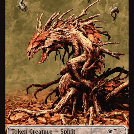 Spirit (SLD) // Shapeshifter (KHM) Double-Sided Token [Secret Lair: From Cute to Brute Tokens]