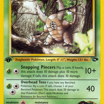 Giovanni's Pinsir (24/132) [Gym Challenge 1st Edition]