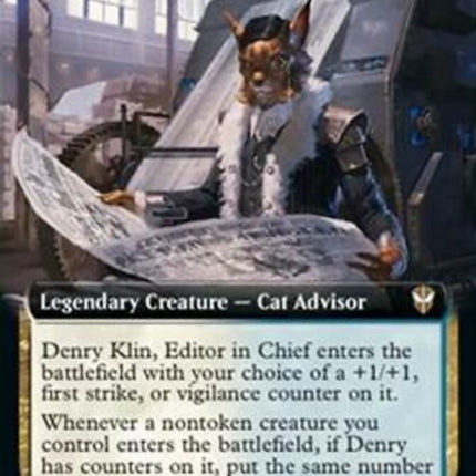 Denry Klin, Editor in Chief (Extended Art) [Streets of New Capenna Commander]