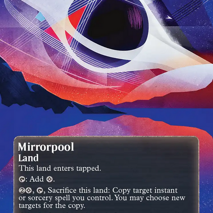 Mirrorpool (0162) (Borderless) (Galaxy Foil) [Edge of Eternities: Stellar Sights]