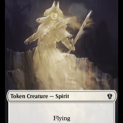 Spirit // Phyrexian Germ Double-Sided Token [Murders at Karlov Manor Commander Tokens]