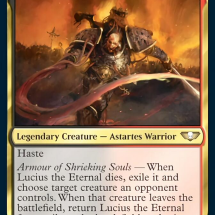 Lucius the Eternal (Surge Foil) [Warhammer 40,000]