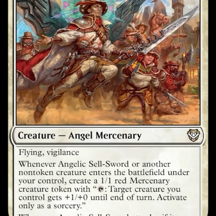 Angelic Sell-Sword [Outlaws of Thunder Junction Commander]