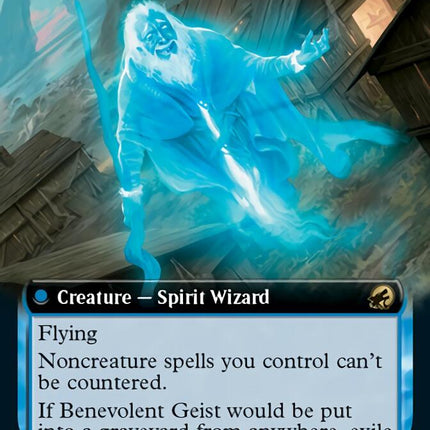 Malevolent Hermit // Benevolent Geist (Extended Art) [Innistrad: Midnight Hunt]