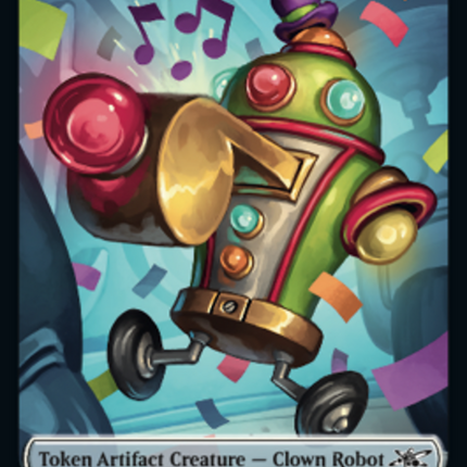 Clown Robot (003) // Food (010) Double-Sided Token [Unfinity Tokens]
