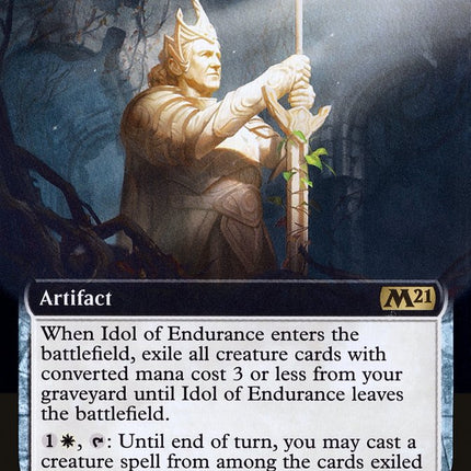 Idol of Endurance (Extended Art) [Core Set 2021]