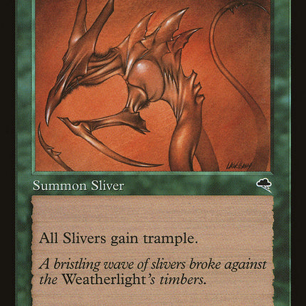 Horned Sliver [Tempest]