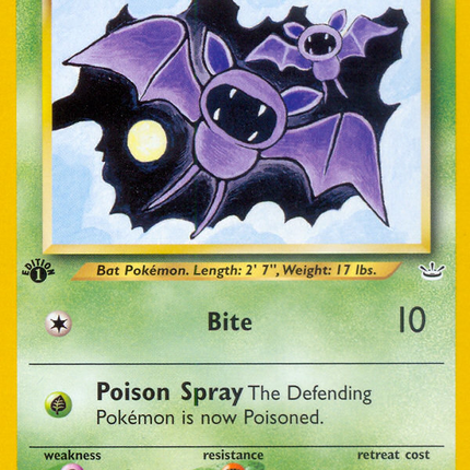 Zubat (59/64) [Neo Revelation 1st Edition]
