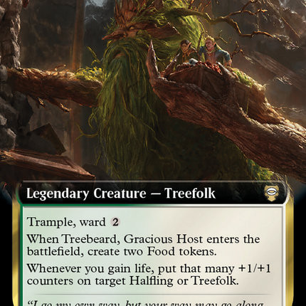Treebeard, Gracious Host (Extended Art) [The Lord of the Rings: Tales of Middle-Earth Commander]