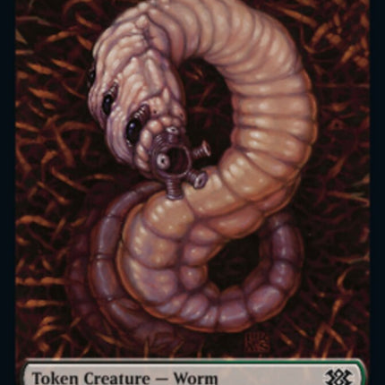 Worm // Vampire Double-Sided Token [Double Masters 2022 Tokens]