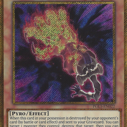 Fire Hand [PGL3-EN022] Gold Secret Rare