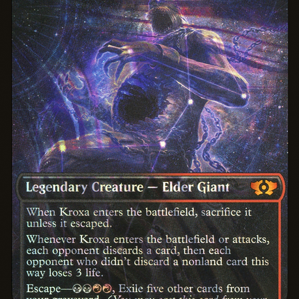Kroxa, Titan of Death's Hunger (Halo Foil) [Multiverse Legends]