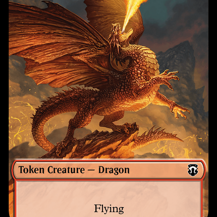 Dragon // Shapeshifter (0008) Double-Sided Token [Modern Horizons 3 Commander Tokens]