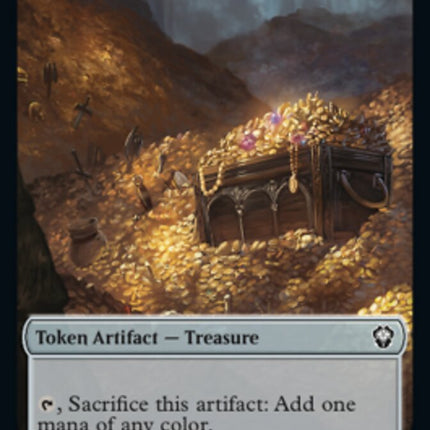Bird (002) // Treasure Double-Sided Token [Dominaria United Tokens]