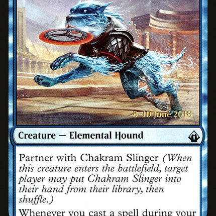 Chakram Retriever (Prerelease) [Battlebond Prerelease Promos]