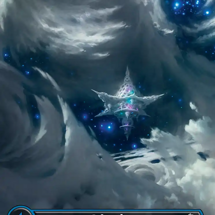 Island (0368) (Borderless) (Galaxy Foil) [Edge of Eternities]