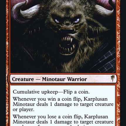 Karplusan Minotaur [Secret Lair: Heads I Win, Tails You Lose]