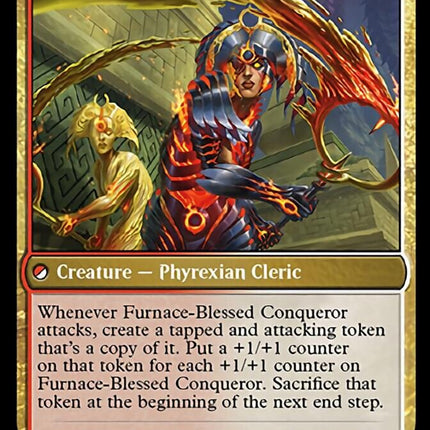 Sun-Blessed Guardian // Furnace-Blessed Conqueror [March of the Machine]