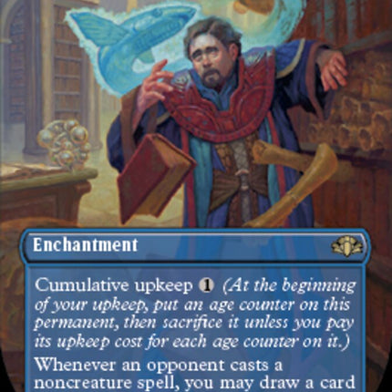 Mystic Remora (Borderless Alternate Art) [Dominaria Remastered]