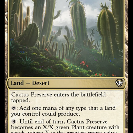 Cactus Preserve [Outlaws of Thunder Junction Commander]