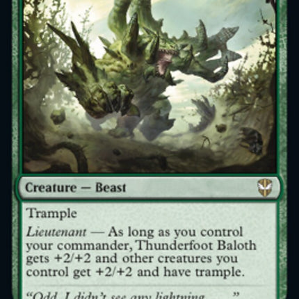 Thunderfoot Baloth [Streets of New Capenna Commander]