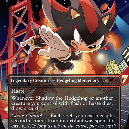 Shadow the Hedgehog (Rainbow Foil) [Secret Lair Drop Series]