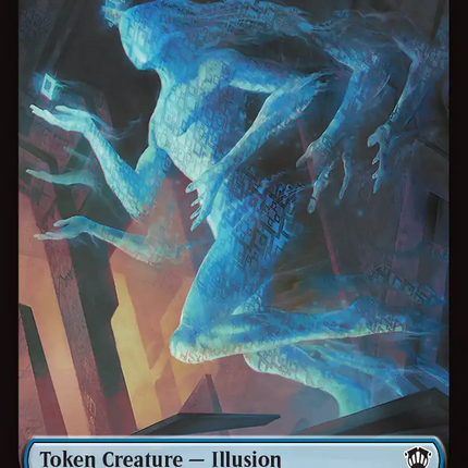 Spirit (0006) // Illusion Double-Sided Token [Secrets of Strixhaven Commander Tokens]