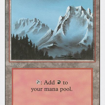 Mountain (Snow Top / Highest Point on Right) [Revised Edition]