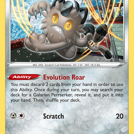 Galarian Meowth (126/192) [Sword & Shield: Rebel Clash]