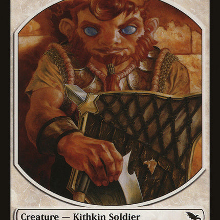 Kithkin Soldier Token [Shadowmoor Tokens]