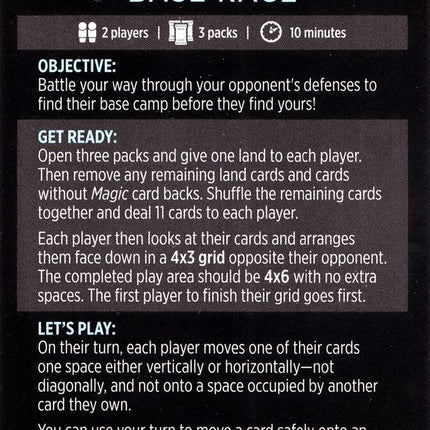 Base Race (Magic Minigame) [Kaldheim Minigame]