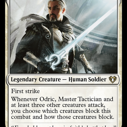 Odric, Master Tactician [Commander Masters]