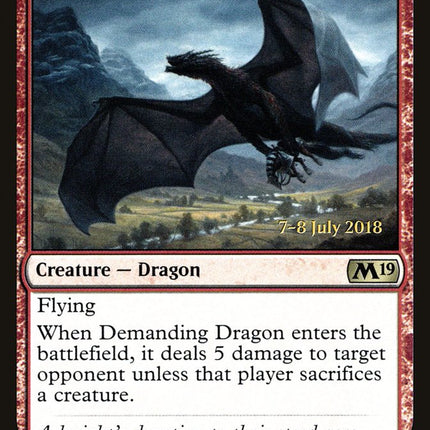 Demanding Dragon [Core Set 2019 Prerelease Promos]
