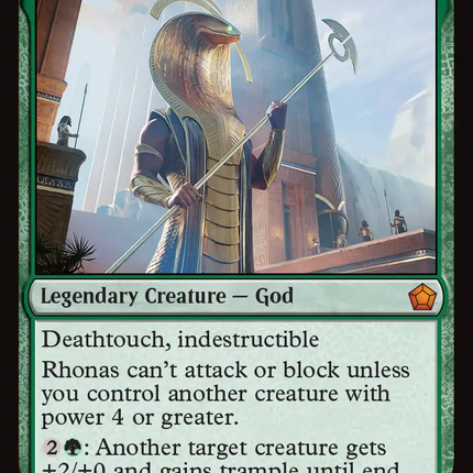 Rhonas the Indomitable [Foundations Commander]