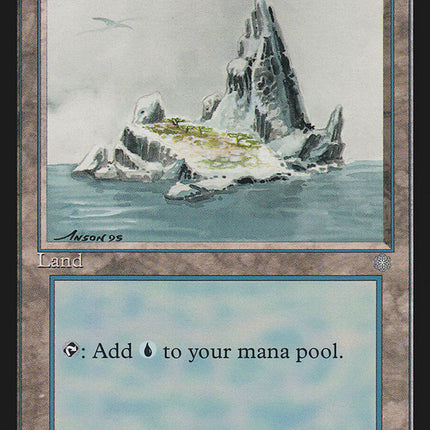 Island (Bird in Top Left / Signature on Left) [Ice Age]