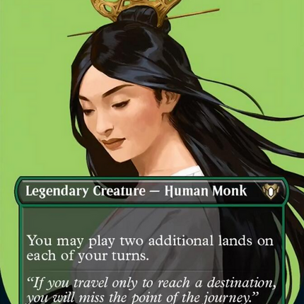 Azusa, Lost but Seeking (Borderless Profile) [Commander Masters]
